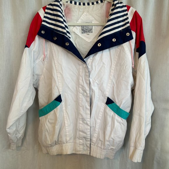 VINTAGE 90s WINDBREAKER (Size Medium) - Picture 2 of 4